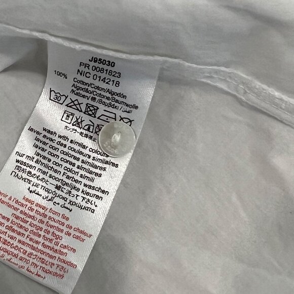 Hugo Boss Baby White Long-Sleeve Button-Up Shirt 100% Cotton 12M - Picture 5 of 6